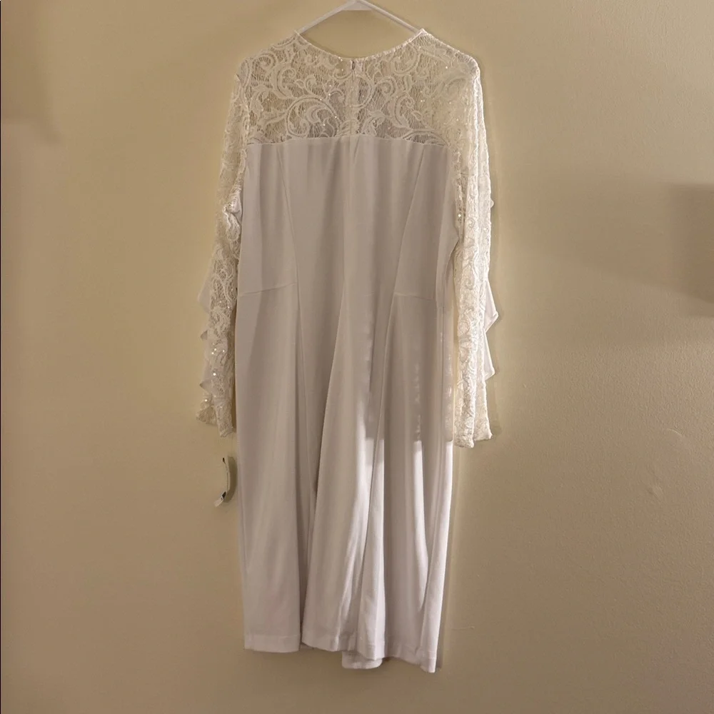 R&M Richards White Evening Dress - Picture 2 of 8